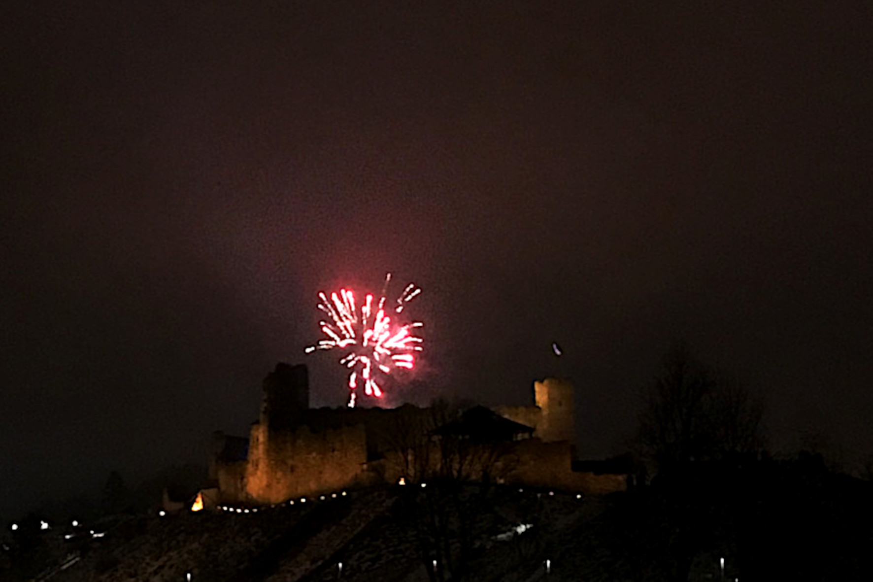 Feuerwerk in Rakvere